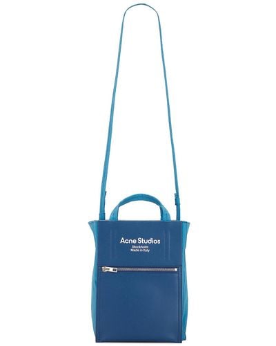 Acne Studios Zipper Front Tote Bag - Blue