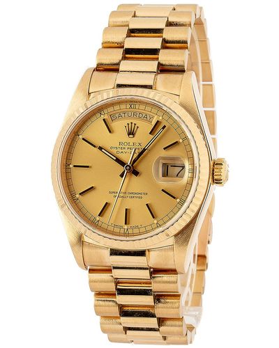 Bob's Watches X Fwrd Renew Rolex Day-date 18038 - Metallic