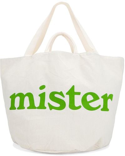 Mister Green Round Grow Pot Large Tote Bag - Green