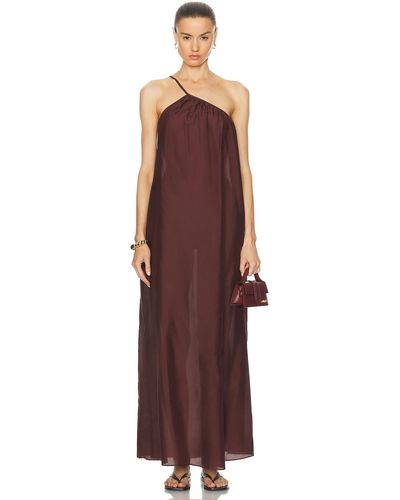 Matteau Voluminous One Shoulder Dress - Purple