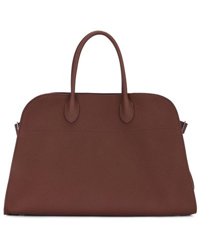 The Row Soft Margaux 15 Bag - Brown