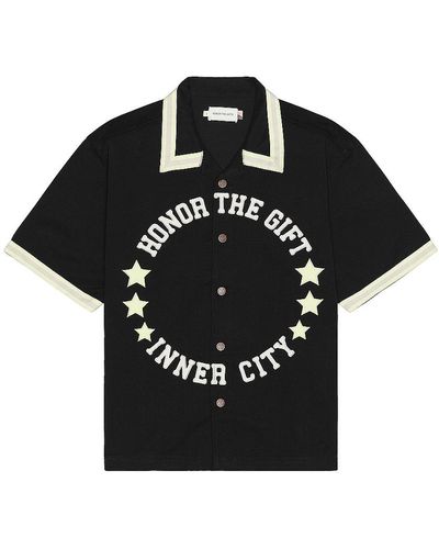 Honor The Gift A-spring Tradition Snap Up Shirt - Black