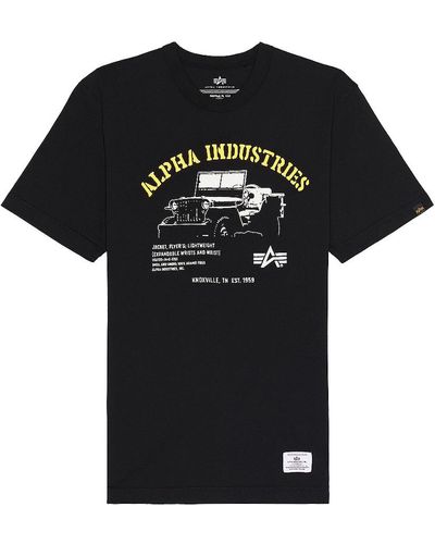 Alpha Industries Jeep Tee - Black