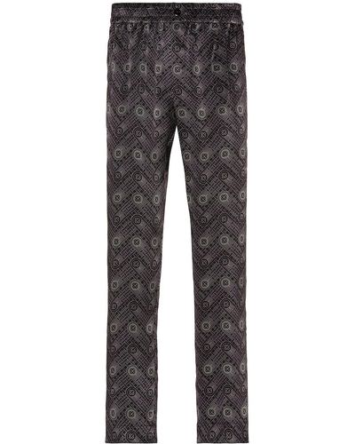 Casablancabrand Pajama Silk Trouser - Black