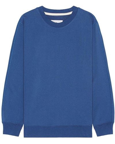 Reigning Champ Midweight Terry Classic Crewneck - Blue