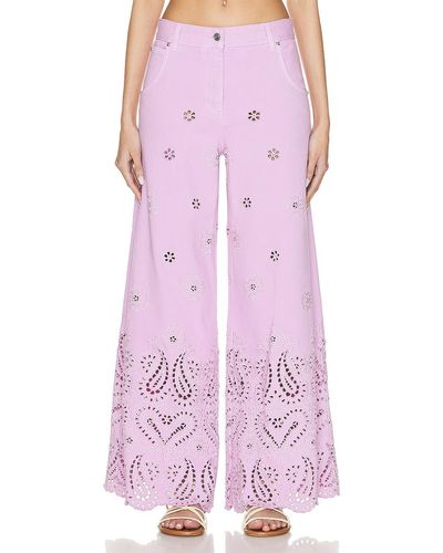 Etro Cut Out Wide Leg - Pink