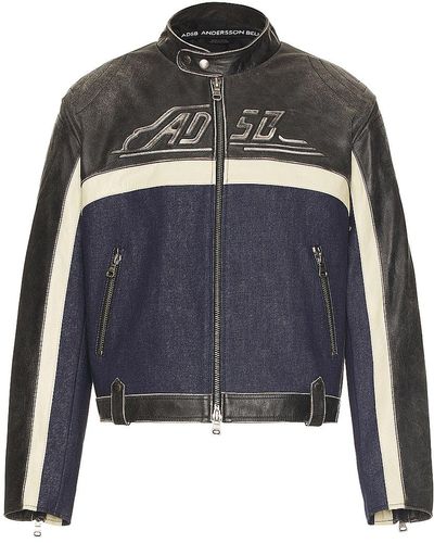 ANDERSSON BELL 24 Racing Leather Jacket - Black