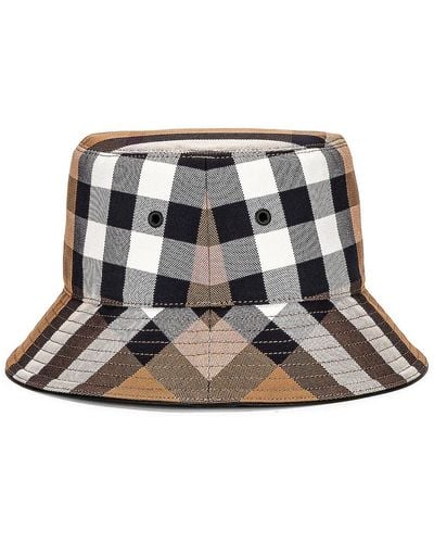 Burberry Bucket Hat - Brown