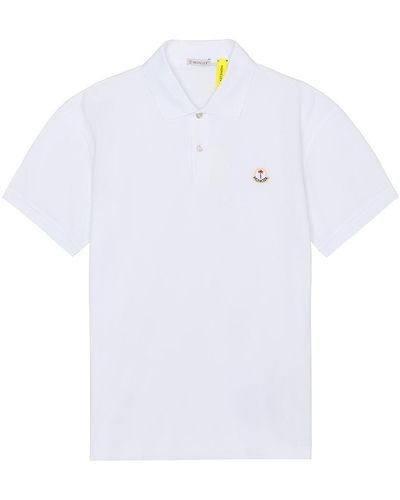 Moncler Genius X Palm Angels Short Sleeve Polo - White