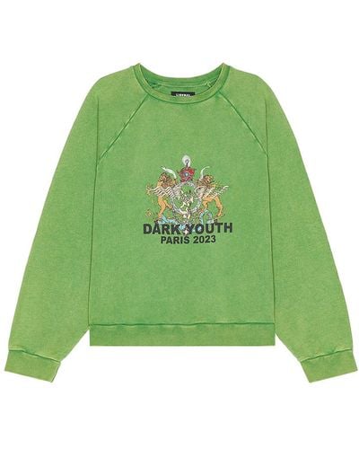 Liberal Youth Ministry Sunwashed Sweatshirt - Green