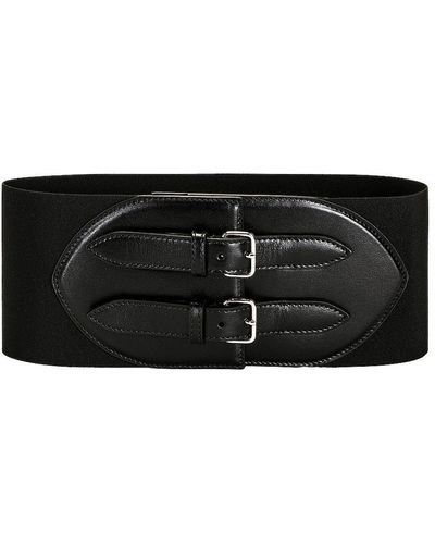 Alaïa Corset Elastic Belt - Black