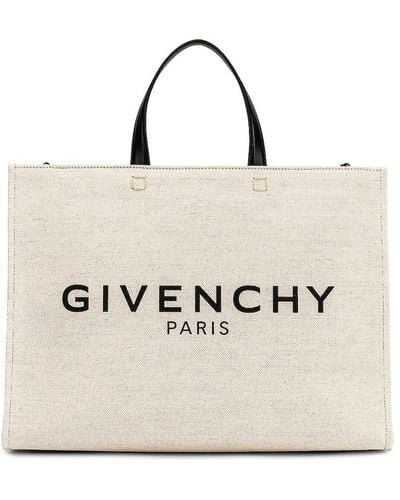 Givenchy Medium G Tote Shopping Bag - Natural