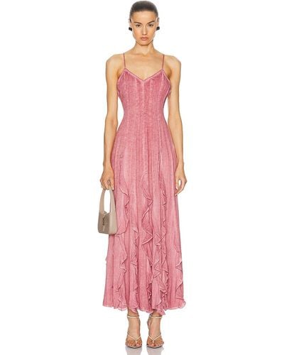 Rococo Sand For Fwrd Gaia Long Dress - Pink