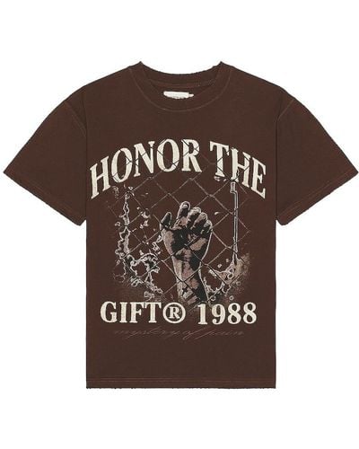 Honor The Gift Mystery Of Pain Tee - Brown