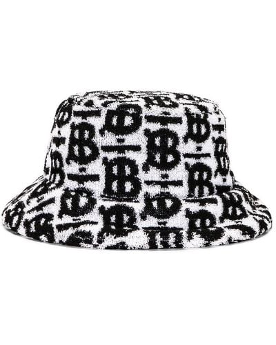 Burberry Towel Bucket Hat - Black