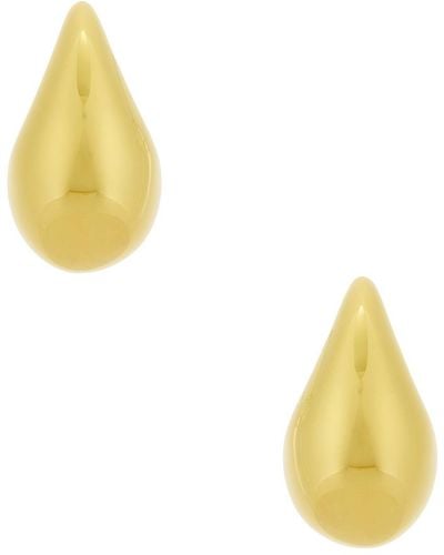 Bottega Veneta Drop Clip Earrings - Yellow