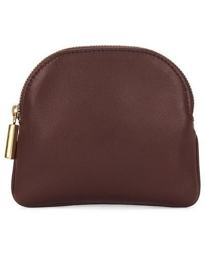 The Row Circle Pouch 2 - Brown