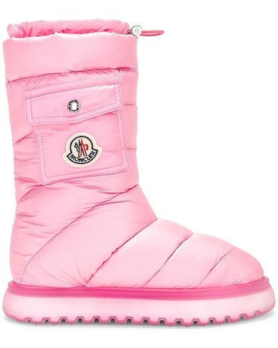 Moncler Gaia Pocket Mid Snow Boot - Pink