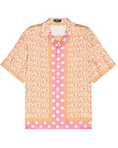 Versace Logomania Shirt - Pink
