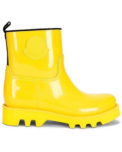Moncler Ginette Rain Boot - Yellow