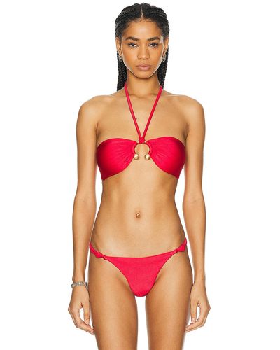 Cult Gaia Brenner Bikini Top - Red