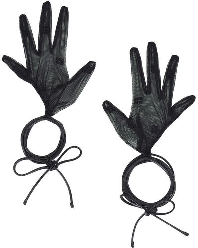 Givenchy Leather Gloves - Black
