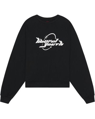 Liberal Youth Ministry 90s Sweatshirt Knit - Black