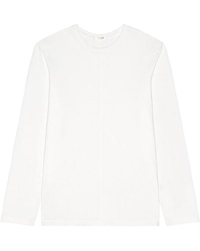 The Row Leon Long Sleeve T-shirt - White