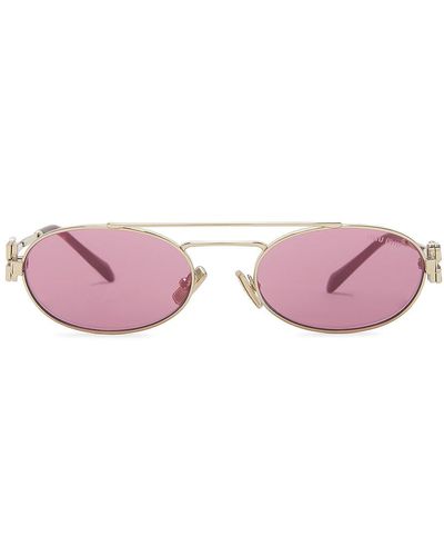 Miu Miu Round Sunglasses - Pink