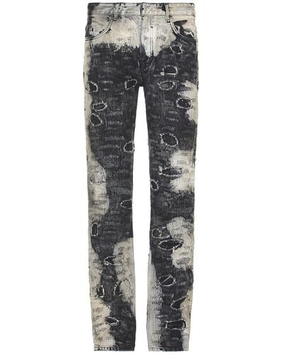 Givenchy 5 Pocket Straight Leg Denim Trouser - Gray