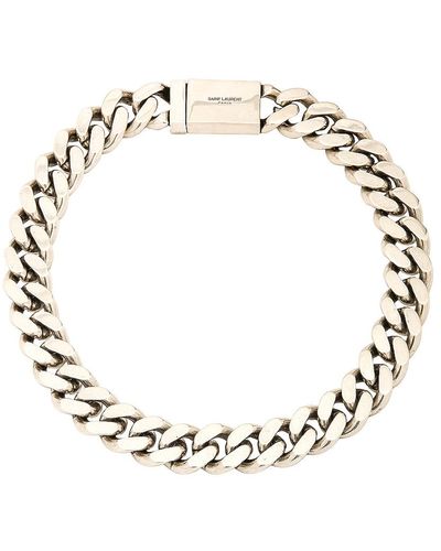 Saint Laurent Thick Curb Chain Necklace - Multicolor