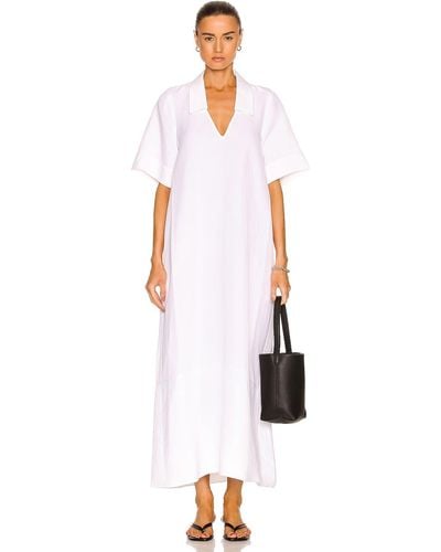 Co. Short Sleeve Dress - White