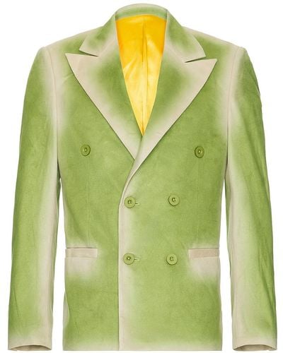 Kidsuper Gradient Suit Top - Green