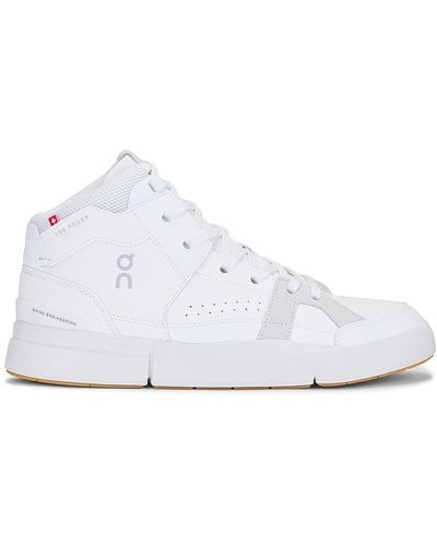 On Shoes The Roger Clubhouse Mid Sneaker - White