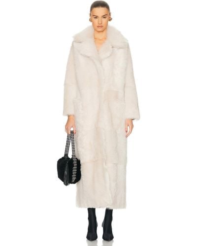 Nour Hammour For Fwrd Evita Extra Long Coat - White