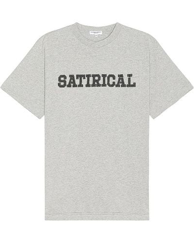 Engineered Garments Cross Crew Neck T-shirt - Gray