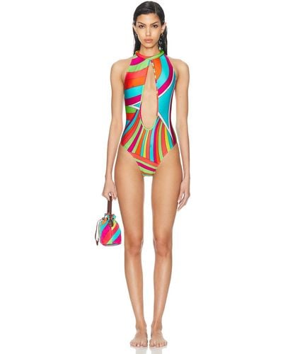 Emilio Pucci One Piece Swimsuit - Multicolor