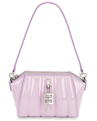 Givenchy Xs Antigona Lock Bag - Purple