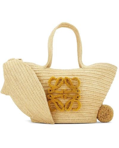 Loewe Bunny Basket Small Bag - Metallic