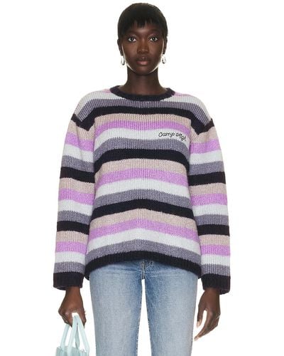 CAMP HIGH Mohair Sweater In - Multicolor