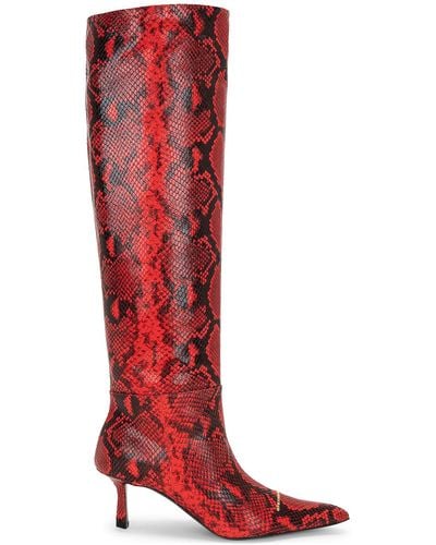 Alexander Wang Viola Slouch Boot - Red