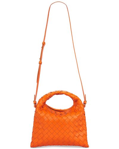 Bottega Veneta Mini Hop Hobo Bag - Orange