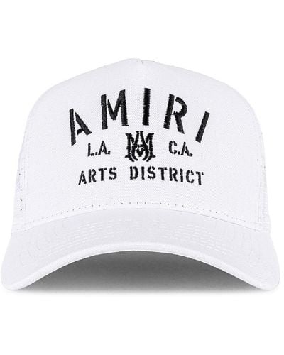 Amiri Stencil Trucker Hat - White