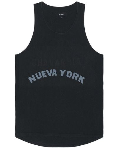 Willy Chavarria Graphic Tank - Black