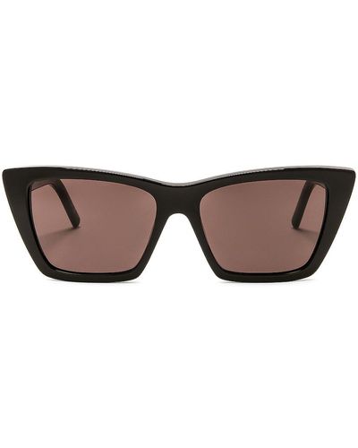 Saint Laurent Sl 276 Mica Sunglasses - Brown