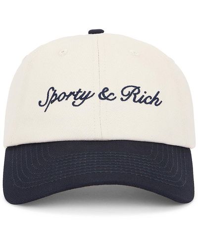 Sporty & Rich Syracuse Hat - White
