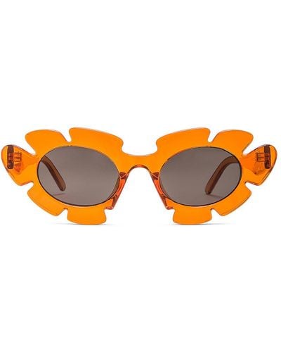 Loewe Paula's Ibiza Flower Sunglasses - Orange