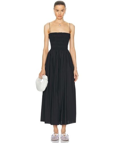 Matteau Shirred Bodice Dress - Black