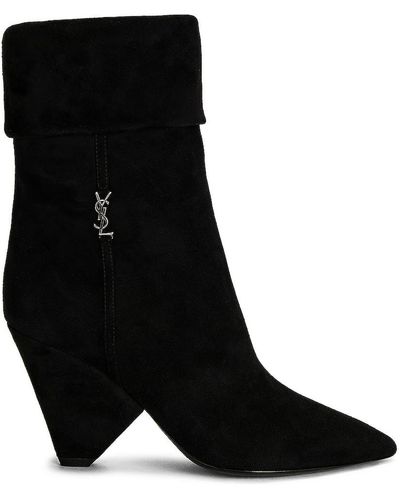 Saint Laurent Liz 85 Boots - Black