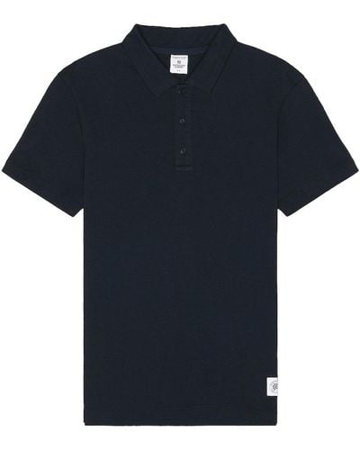 Reigning Champ Lightweight Jersey Polo - Blue